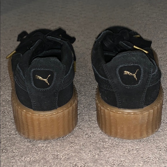 Puma x Fenty Black Suede Creepers - Picture 3 of 5